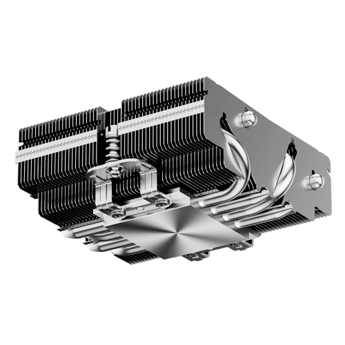Кулер для процессора/ CPU Cooler PCCooler RC400-53 (125W, 4-pin PWM, 53.5mm, Al/Cu, 4x6mm, 1x92mm, 43CFM, 31.2dBA, 2700RPM, S: 1851/1700/1200/20XX/115X, AM5/AM4, silver, black)