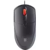 Купить проводную оптическую мышь Defender Icon MB-057 черную, 3D, бесшумную, 1,8 м, 1000 dpi – идеальный выбор для комфортной работы.