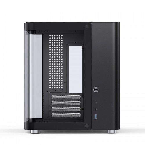 Купить корпус JONSBO TK-1 Black 2.0 для Mini-Tower: без блока питания, USB-A 3.2 и USB-C 3.2, совместимый с mATX и mITX
