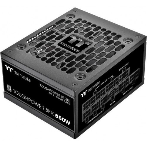 Блок питания Thermaltake SFX 850W Toughpower SFX850 Gen.5 80+ platinum (20+4pin) APFC 90mm fan 8xSATA Cab Manag RTL [PS-STP-0850FNFAPE-1]