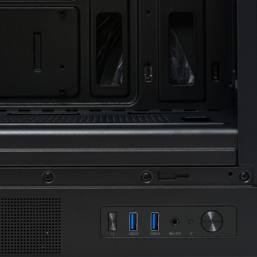 Корпус без блока питания/ Case HSPD M310, Mesh Mini-tower, Black, TG, 0.4 SPCC, 3x120mm ARGB (Orbis F1) mATX, mITX 180/280/160mm 1x2.5", 1x3.5", 4xPCI 2xUSB-A 3.0 452x277x418mm