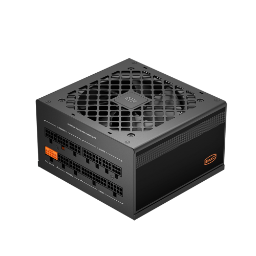 Блок питания ПК/ Power Supply PCCooler, 750W 80+ Gold (ATX, 3.1, Full modular, 1x24(20+4)pin, 2xCPU 8(4+4)pin, 2xPCIe*2 8(6+2)pin, 1x12VHPWR, 7xSATA*3, 2xMOLEX4pin, Active, 120x120mm, 140x150x86mm, APFC, OVP/UVP/SCP/OPP/OCP/OTP/SPD, black) PcCooler