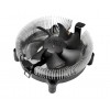Кулер для процессора/ CPU Cooler PCCooler E80 (65W, 3-pin, 42mm, Al/Cu, -mm, 1x80mm, 29.61CFM, 22dBA, 2000RPM, S: 1851/1700/1200/115X, AM5/AM4, silver, black) PcCooler