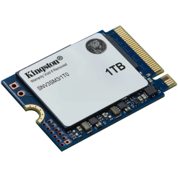 Твердотельный накопитель/ Kingston SSD NV3, 1000GB, M.2(22x30mm), NVMe, PCIe 4.0 x4, 3D TLC, R/W 6000/4000MB/s, TBW 320, DWPD 0.2 (60 мес)