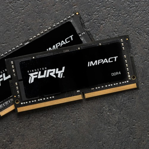Память оперативная/ Kingston 16GB 4800MT/s DDR5 CL38 SODIMM (Kit of 2) FURY Impact PnP Kingston