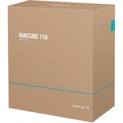 Купить корпус Deepcool MACUBE 110 черный без БП mATX - стильный и функциональный с 1x120mm вентилятором и 2xUSB3.0