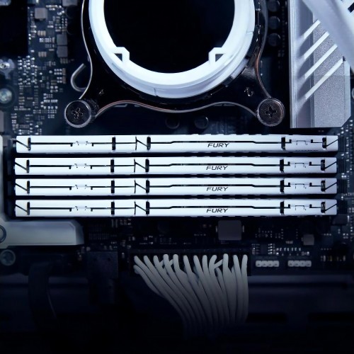 Купить оперативную память Kingston 32GB 5600MT/s DDR5 CL40 DIMM FURY Beast White XMP - Высокая производительность для геймеров