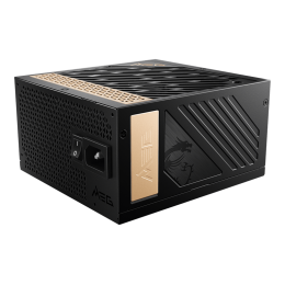 Блок питания ПК/ Power Supply MSI MEG Ai1300P PCIE5, 1300W 80+ Platinum (ATX, 3.1, PCIe 5.1, Full modular, 1x24(20+4)pin, 1xCPU 8(4+4)pin, 8xPCIe*2 8(6+2)pin, 1x12VHPWR, 16xSATA3, 4xMOLEX4pin, Active, 120x120mm, 160x150x86mm, APFC, black)