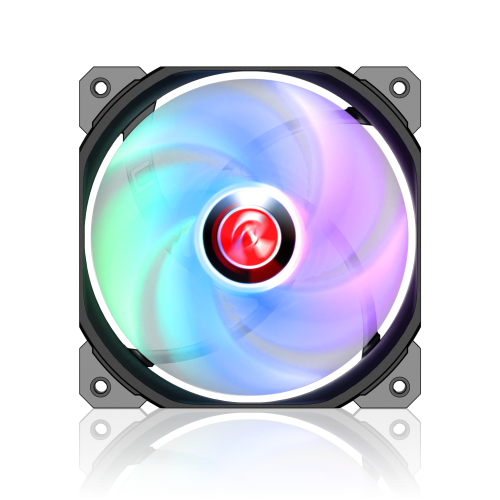 Вентилятор корпусный/ Case Cooler Raijintek AGERAS 12 ARGB-1 (120x120x25mm, 4-pin PWM, 67.38CFM, 33dBA, 2200RPM, Black) RAIJINTEK CO LTD