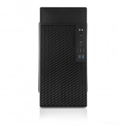 Корпус с блоком питания 450Вт./ Case Forza mATX, 450W, 2xUSB2.0+2xUSB3.0, Black, w/o FAN, 8 cm fan PSU, power cord