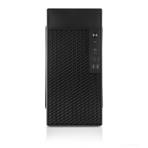 Корпус с блоком питания 450Вт./ Case Forza mATX, 450W, 2xUSB2.0+2xUSB3.0, Black, w/o FAN, 8 cm fan PSU, power cord Foxline