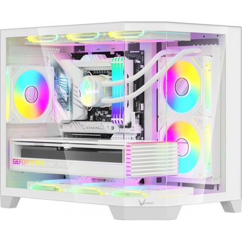Корпус Formula Crystal Z6M Floe белый mATX с поддержкой 4x120mm и 2xUSB3.0 - идеальный выбор для вашего ПК
