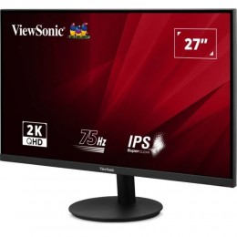 Монитор ViewSonic 27" VA2708-2K-HD-2 черный IPS LED 4ms 16:9 HDMI матовая 300cd 178гр/178гр 2560x1440 75Hz DP Quad HD 2K (1440p) 4.1кг