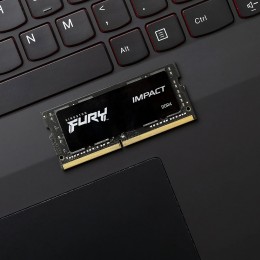 Память оперативная/ Kingston 16GB 6400MT/s DDR5 CL38 SODIMM FURY Impact XMP