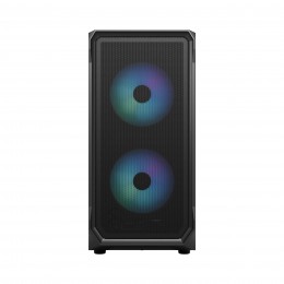 Корпус ПК без блока питания/ Case Fractal Design Focus 2 RGB, Midi-Tower, 2x140mm RGB, 2xUSB-A 3.2 ATX, mATX, mITX Black