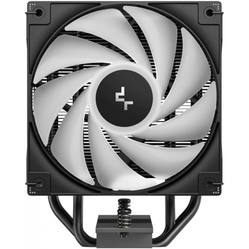 Устройство охлаждения(кулер) Deepcool AG400 Bk V2 ARGB Soc-AM5/AM4/1200/1700/1851 черный 4-pin 31.6dB Al+Cu 220W 643gr Ret (R-AG400-BKAMMN-GJD)
