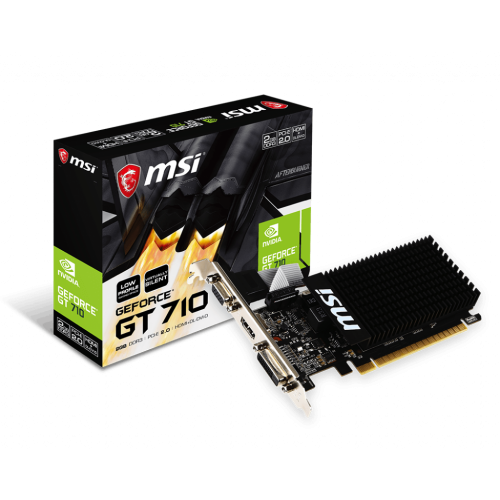 Купить видеокарту MSI NVIDIA GeForce GT 710 2GB DDR3 - идеальное решение для офисных задач и мультимедиа