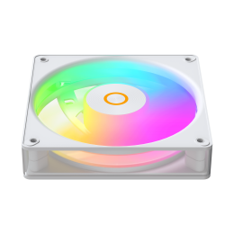 Кулер для корпуса/ Case Cooler Ocypus Gamma F12 Elite WH ARGB REVERSE BLADE (120x120x25mm, 4-pin PWM, ARGB, 56CFM, 26dBA, 1800RPM, White)