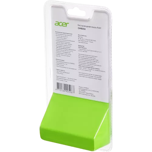 Мышь компьютерная/ Беспроводная мышь ACER OMR050 Wireless Dual Mode Mouse 1600dpi (6but) black Acer