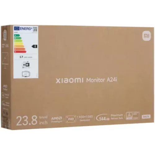 Монитор Xiaomi 23.8" A24i 2026 черный IPS LED 6ms 16:9 HDMI матовая 1500:1 300cd 178гр/178гр 1920x1080 144Hz DP FHD 3кг