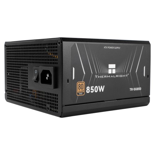 Блок питания 850W/ Power Supply Thermalright, 850W 80+ Gold (ATX, 3.1, PCIe 5.1, Full modular, 1x24(20+4)pin 600mm, 2xCPU 8(4+4)pin 650mm, 2xPCIe*2 8(6+2)pin 650+150mm, 1x12VHPWR PCIe 5.1 12+4pin 600mm, 2xSATA*4 450+150+150+150mm, 1xMOLEX4pin*3 500+150+15