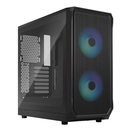 Корпус ПК Fractal Design Focus 2 RGB - Midi-Tower с 2x140mm RGB вентиляторами и USB-A 3.2