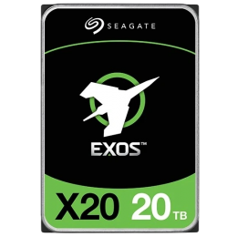 Жесткий диск/ HDD Seagate SATA3 20Tb Exos 7200 RPM 512Mb OFFICIAL RECERTIFIED MTBF - 2.5M 1 year warranty (replacement ST20000NM007D, ST20000NM002H, MG10ACA20TE)