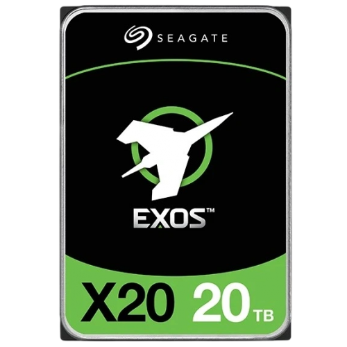 Жесткий диск/ HDD Seagate SATA3 20Tb Exos 7200 RPM 512Mb OFFICIAL RECERTIFIED MTBF - 2.5M 1 year warranty (replacement ST20000NM007D, ST20000NM002H, MG10ACA20TE)