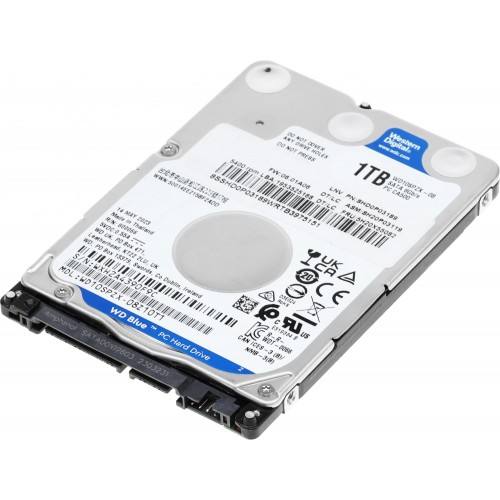 Жесткий диск WD SATA-III 1Tb WD10SPZX для ноутбуков — 5400rpm, 128Mb кэш, 2.5 дюйма