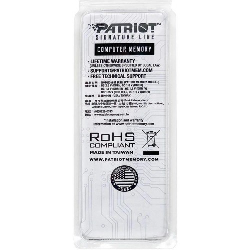 Память DDR5 16GB 5600MHz Patriot PSD516G560081S - Высокоскоростной SO-DIMM 262-pin для ПК