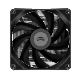 Кулер для процессора/ CPU Cooler PCCooler RC400-53 (125W, 4-pin PWM, 53.5mm, Al/Cu, 4x6mm, 1x92mm, 43CFM, 31.2dBA, 2700RPM, S: 1851/1700/1200/20XX/115X, AM5/AM4, silver, black)