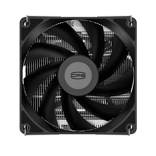 Кулер для процессора/ CPU Cooler PCCooler RC400-53 (125W, 4-pin PWM, 53.5mm, Al/Cu, 4x6mm, 1x92mm, 43CFM, 31.2dBA, 2700RPM, S: 1851/1700/1200/20XX/115X, AM5/AM4, silver, black)