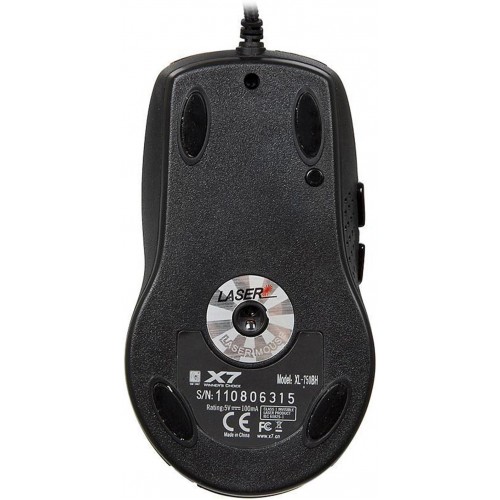 Мышь A4Tech XL-750BH рисунок лазерная 3600dpi USB 6but