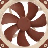 Кулер для корпуса/ Case Cooler Noctua NF-A14 PWM (140x140x25mm, 4-pin PWM, 82.5CFM, 24.6dBA, 1500RPM, Beige/Brown)