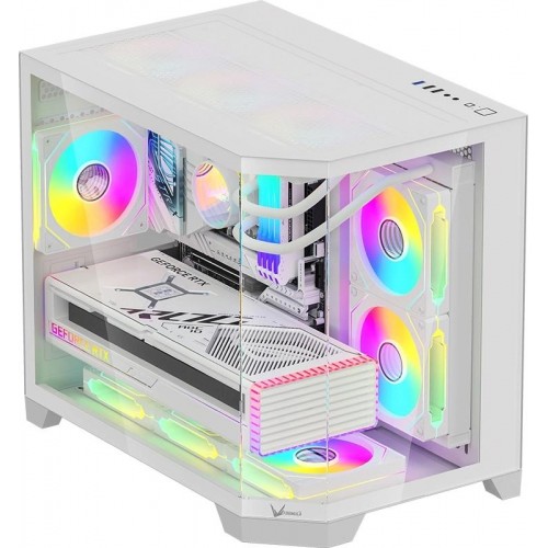 Корпус Formula Crystal Z6M Floe белый mATX с поддержкой 4x120mm и 2xUSB3.0 - идеальный выбор для вашего ПК