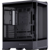 Корпус JONSBO D400 Midi-Tower без блока питания - Черный, TG, USB-A 3.0 и USB-C 3.2, совместимость с ATX, mATX, mITX