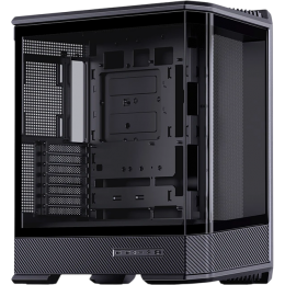 Корпус без блока питания/ Case JONSBO D400, Midi-Tower, TG, no fan, 2xUSB-A 3.0 + 1xUSB-C 3.2, ATX, mATX, mITX Black