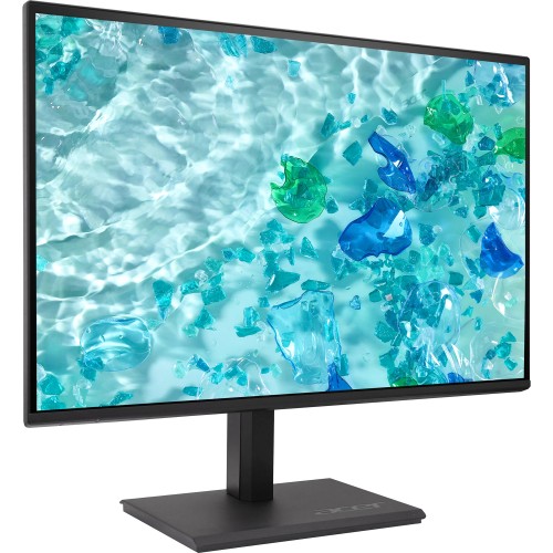 Монитор/ ACER Vero B277Gbmiprxv 27'', ZeroFrame, Black, PCR 85% + OBP 5%, 16:9, IPS, 1920x1080, 4 (GTG)ms, 250cd, 120Hz, 1xVGA + 1xHDMI(1.4) + 1xDP(1.2) + SPK + Audio in/Out, Speakers 2Wx2, sync: FreeSync, hadj 165, Vesa:100x100
