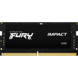 Память оперативная/ Kingston 16GB 6400MT/s DDR5 CL38 SODIMM FURY Impact XMP