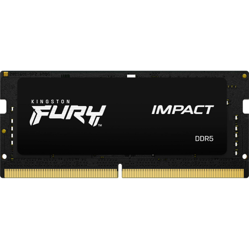 Память Kingston 16GB DDR5 6400MT/s CL38 SODIMM FURY Impact XMP - Высокопроизводительное решение для ноутбуков