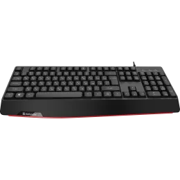 Defender Проводная клавиатура Atom HB-546 RU,черный,104+FN,1.8м