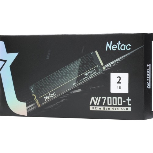 Купить твердотельный накопитель Netac PCIe 4.0 x4 2TB NT01NV7000t-2T0-E4X M.2 2280 для высокой производительности