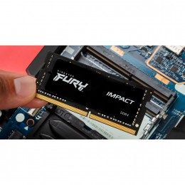 Память оперативная/ Kingston 16GB 6400MT/s DDR5 CL38 SODIMM FURY Impact XMP