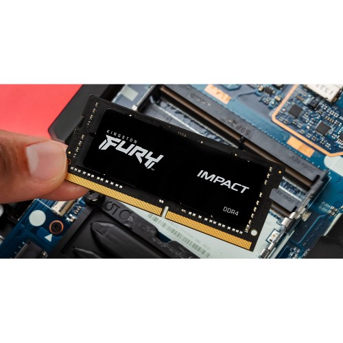 Память Kingston 16GB DDR5 6400MT/s CL38 SODIMM FURY Impact XMP - Высокопроизводительное решение для ноутбуков
