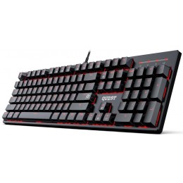 Клавиатура Defender Gk-596 механическая черный USB for gamer LED (45596) кабель 1.5м