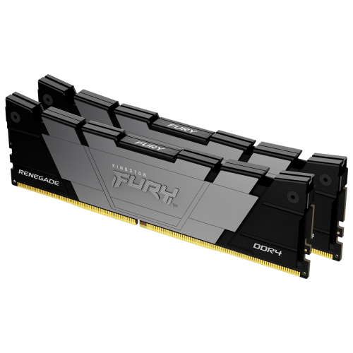 Купить оперативную память Kingston 16GB 4800MT/s DDR4 CL19 DIMM (2 шт) FURY Renegade Black - Высокая производительность для геймеров