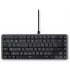 Клавиатура Оклик K615X механическая USB Slim с LED подсветкой для геймеров - серый/серебристый, 1.5м кабель