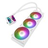 Водяное охлаждение для процессора/ Water Cooling System Thermalright Grand Vision 360 (360mm, LED, White, ARGB/ Fans: 3x120mm, 80.45CFM, 29.4dBA, 2150RPM/ Pump height 72.5mm, 6400RPM, Rad thickness 27mm/ S: 1700, 1200, 1851, 115X, 2011, 2066, AM5, AM4) Th