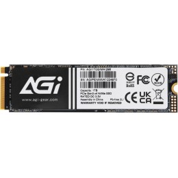 Твердотельный накопитель AGi PCIe 3.0 x4 1TB AGI1T0GIMAI298 AI298 M.2 2280