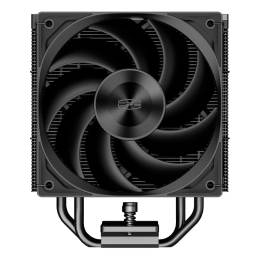 Кулер для процессора/ CPU Cooler PCCooler RZ500 BK (250W, 4-pin PWM, 155mm, Al/Cu, 5x6mm, 1x120mm, 86.73CFM, 32dBA, 2200RPM, S: 1851/1700/1200/115X, AM5/AM4, black)